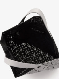 Bao Bao Issey Miyake Women's Prism Matte Geometric Pattern Shoulder Bag Grey
