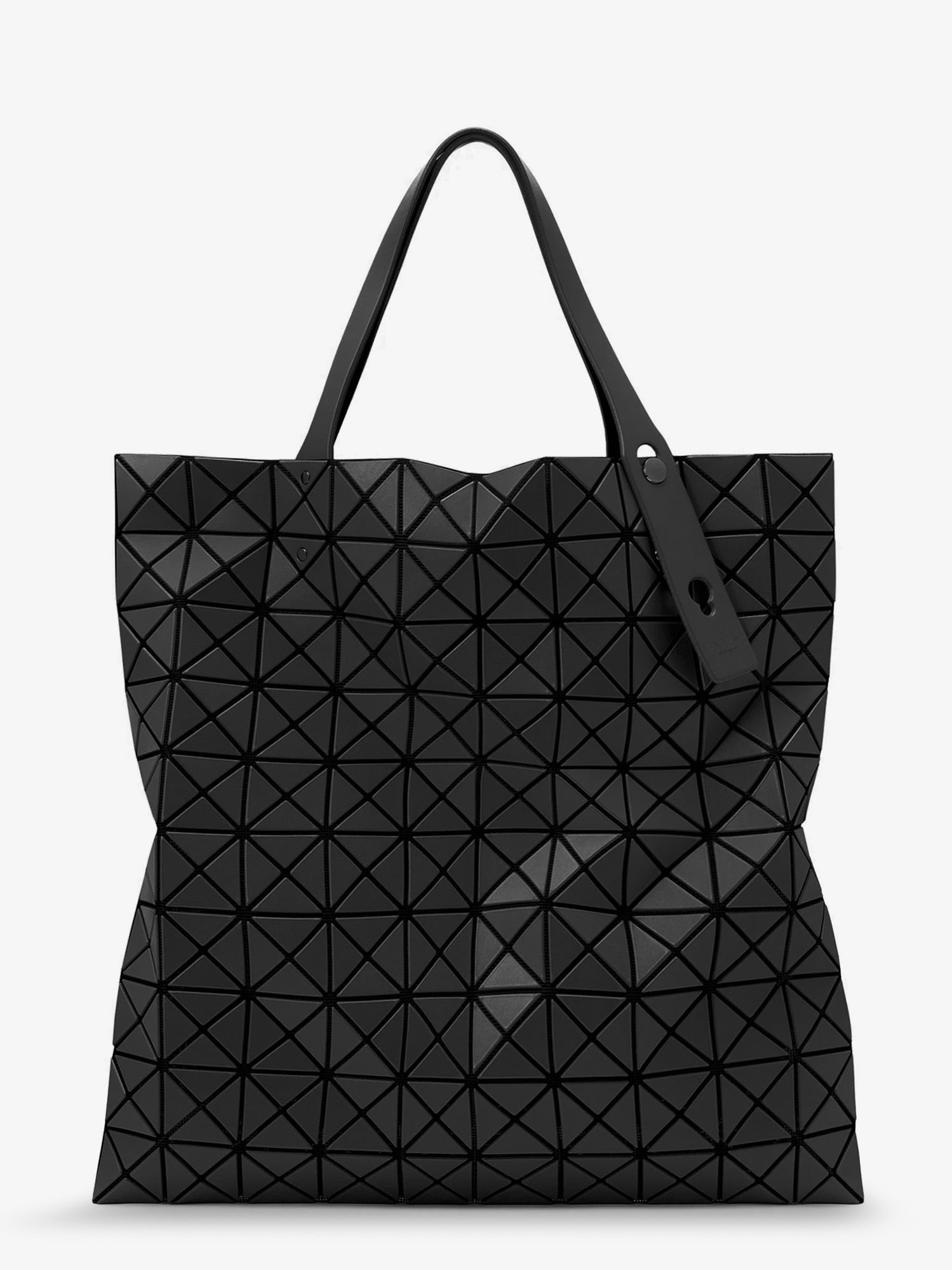 Bao Bao Issey Miyake Women's Prism Matte Geometric Pattern Shoulder Bag Black