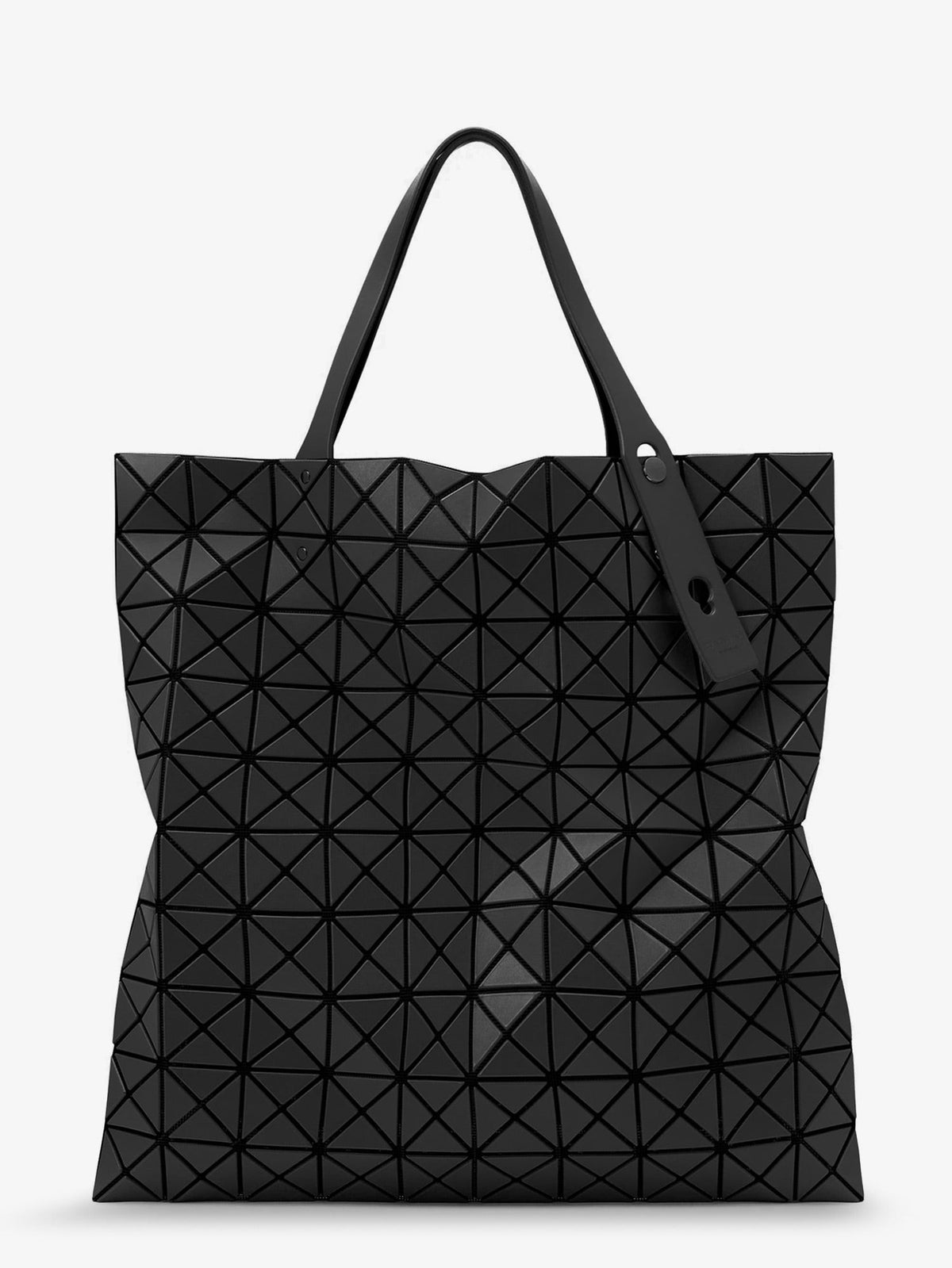 Bao Bao Issey Miyake Women's Prism Matte Geometric Pattern Shoulder Bag Black