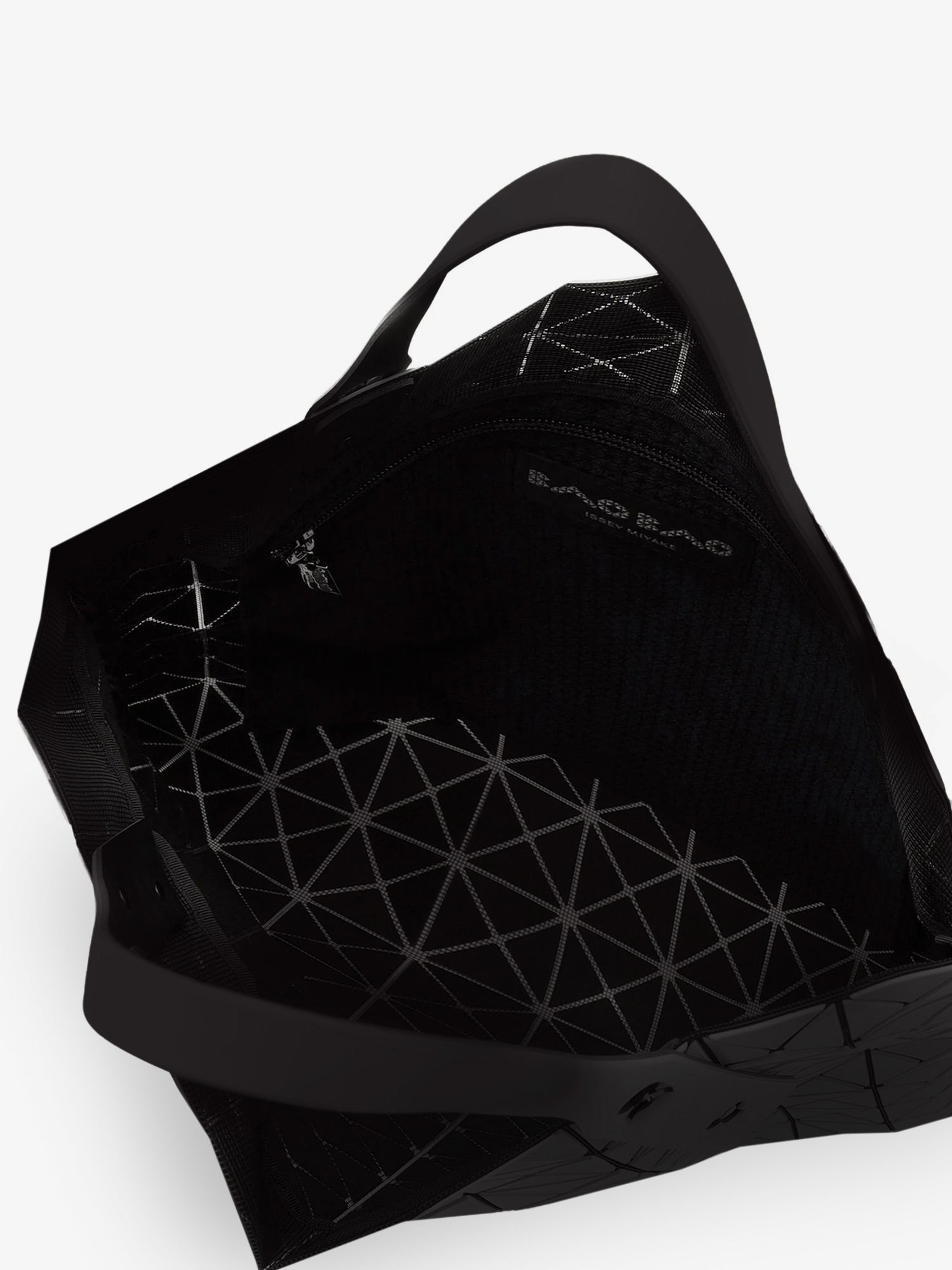 Bao Bao Issey Miyake Women's Prism Matte Geometric Pattern Shoulder Bag Black