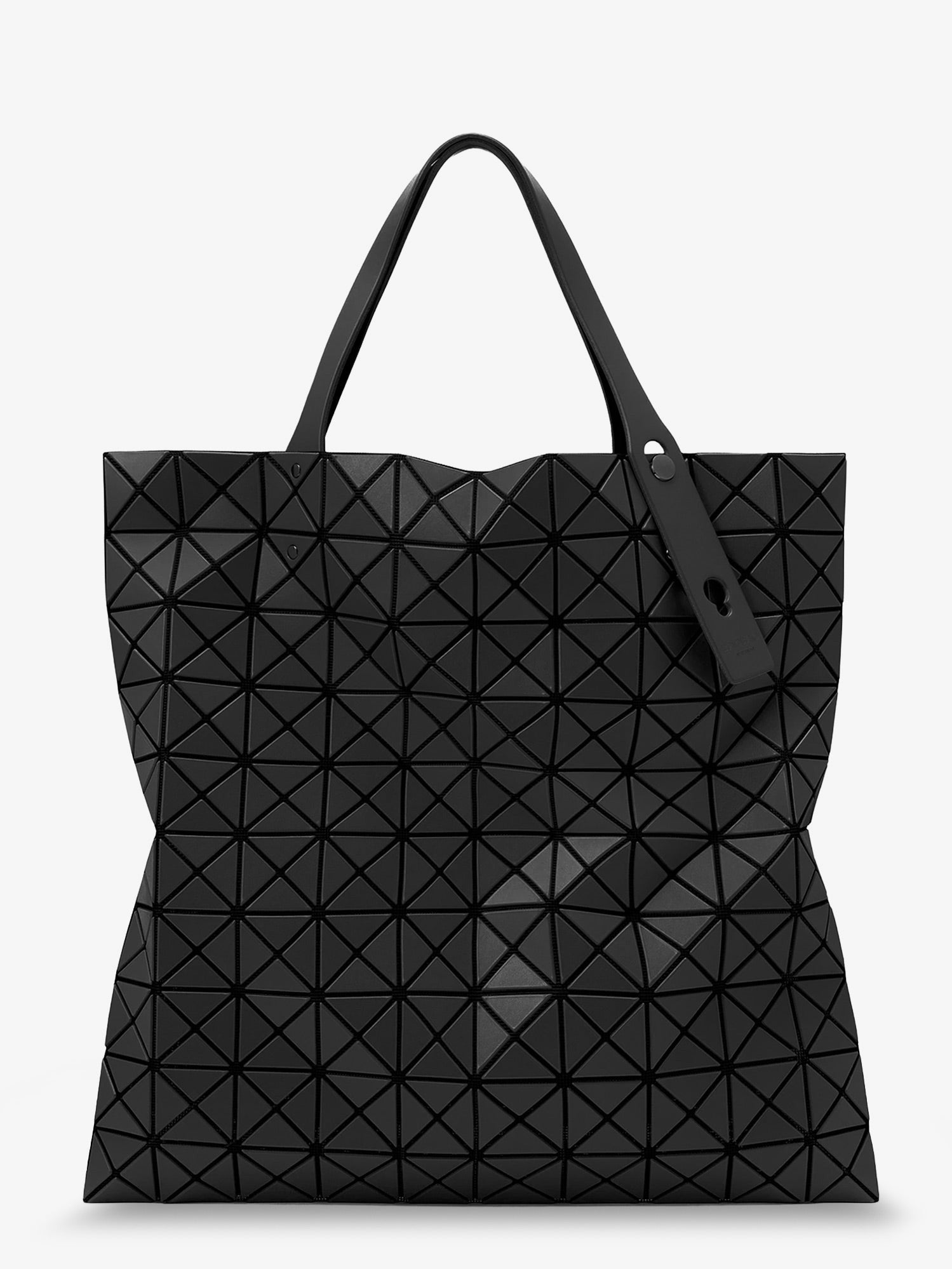 Bao Bao Issey Miyake Women's Prism Matte Geometric Pattern Shoulder Bag Black