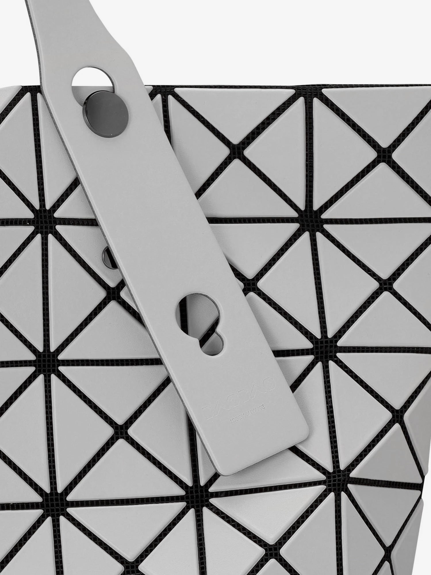 Bao Bao Issey Miyake Women's Prism Matte Geometric Pattern Shoulder Bag Grey