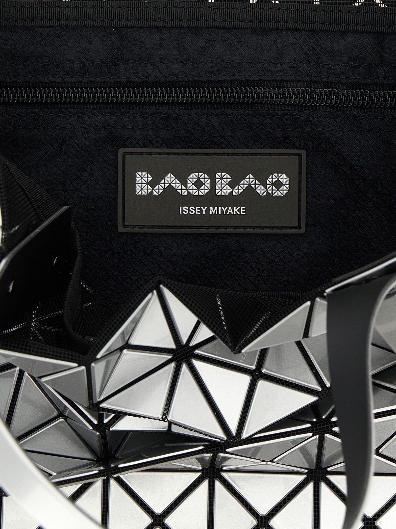 Bao Bao Issey Miyake Prism Shopping Bag Silver