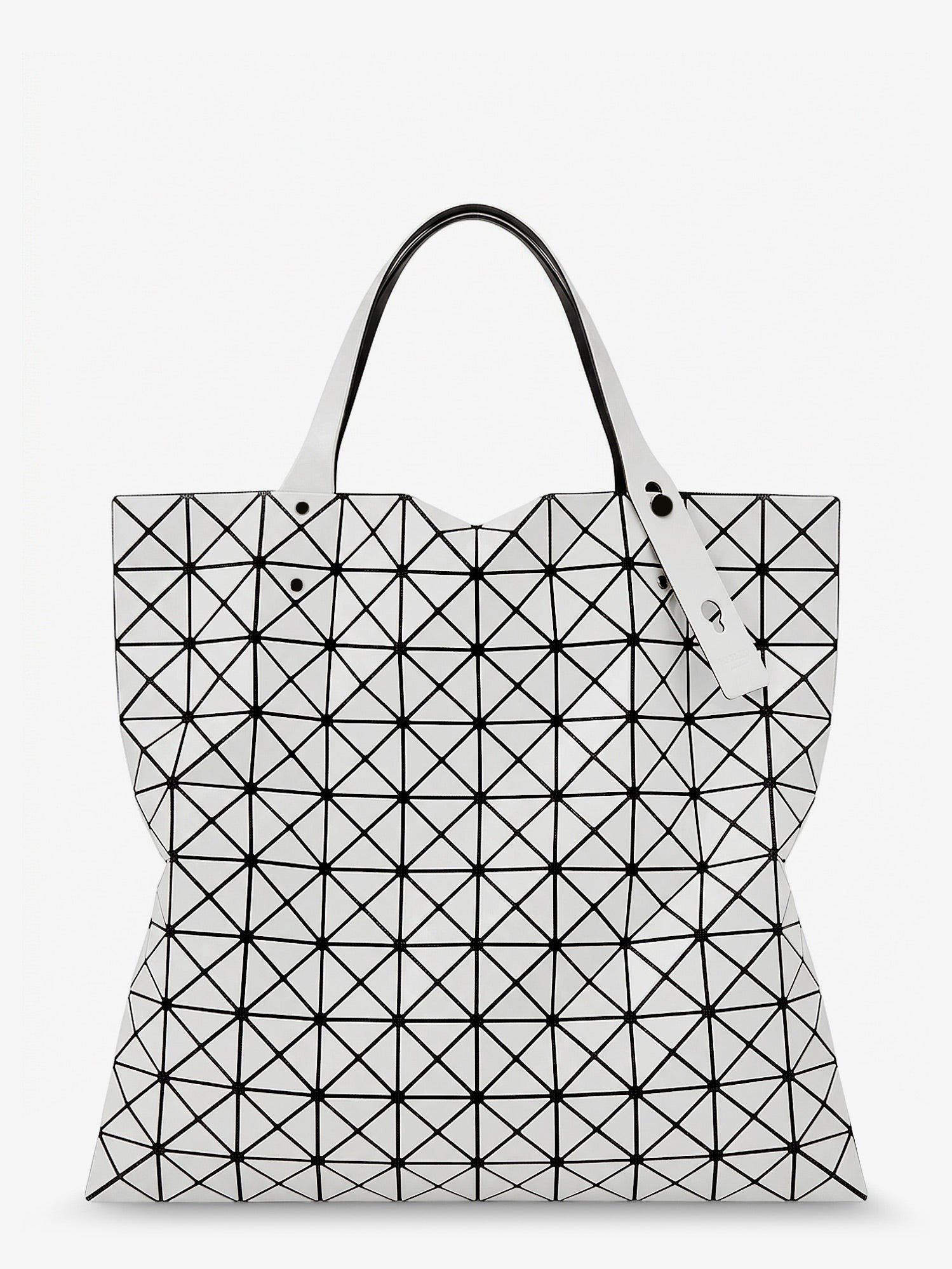Bao Bao Issey Miyake Women's Prism Tote Pvc Shoulder Bag Silver