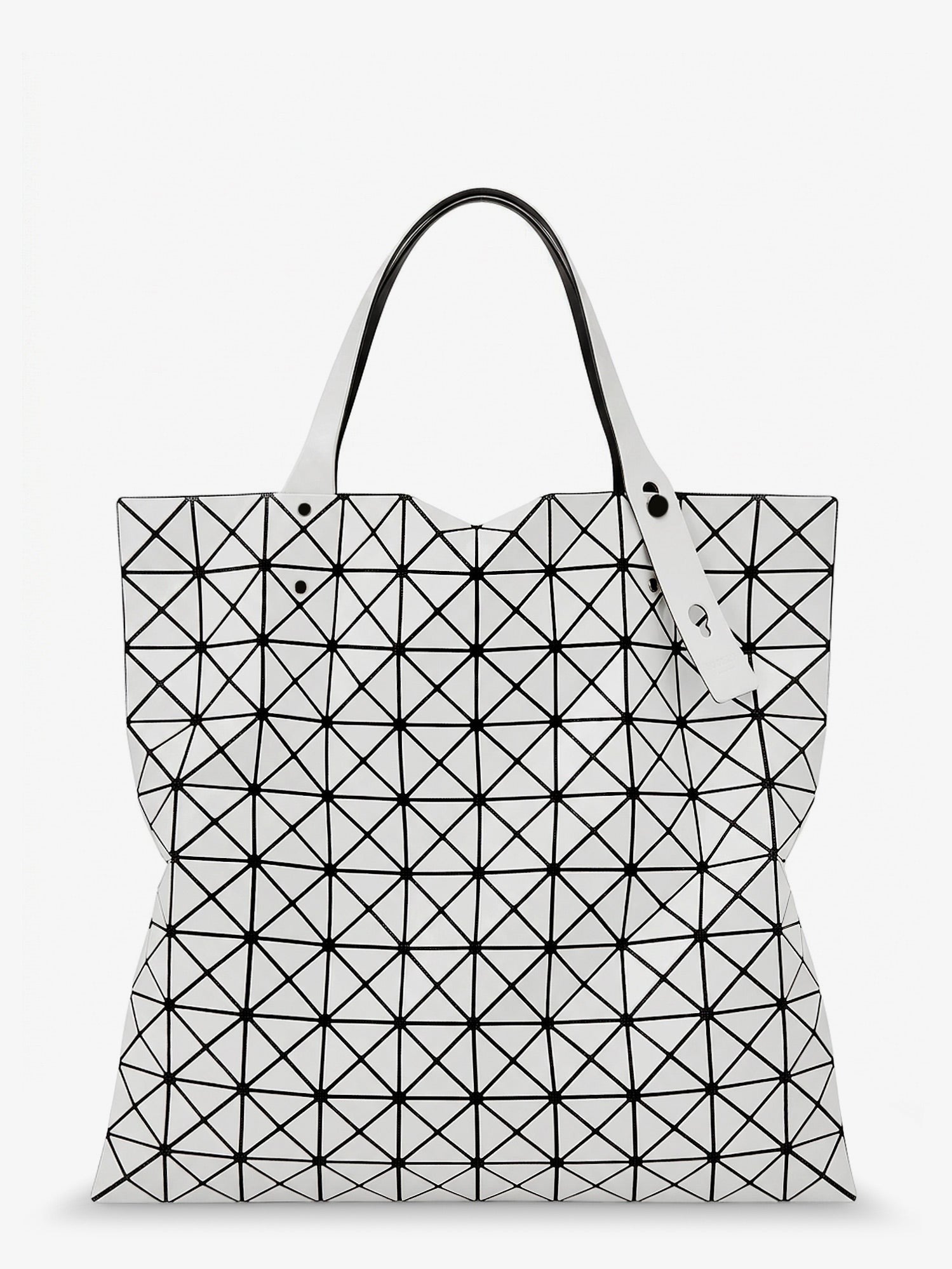 Bao Bao Issey Miyake Women's Prism Tote Pvc Shoulder Bag Silver