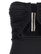 Rick Owens Prong Mini Dress Black, view 3