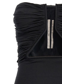 Rick Owens Prong Mini Dress Black