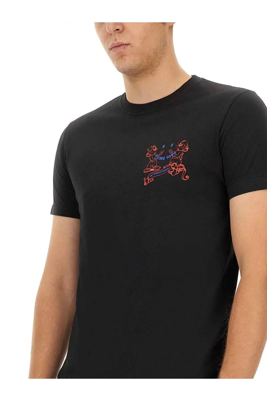 Ps By Paul Smith Men's Cotton Shirt Black, view 4