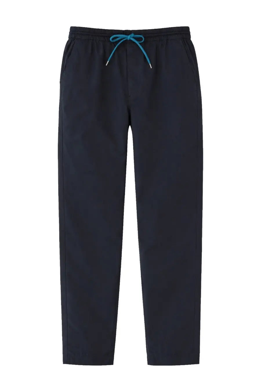 Ps by paul smith men’s dark navy joggers with teal drawstring waistband elasticated for comfort and style