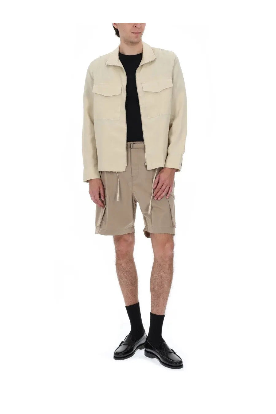 Ps By Paul Smith Men's Cotton Shorts Cargo Brown, view 2