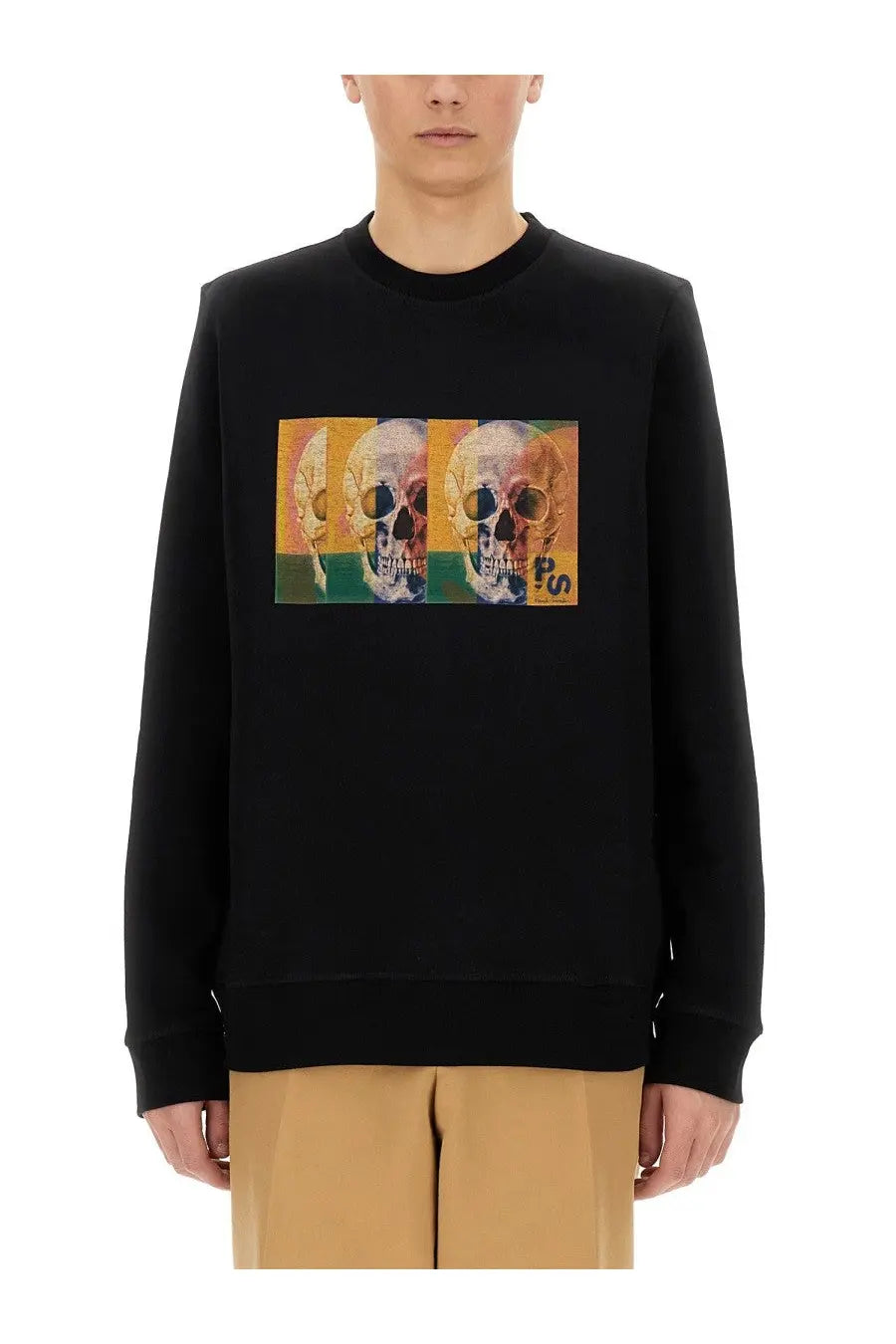 Ps By Paul Smith Men's Skull Square Sweatshirt Black