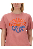 Ps By Paul Smith Women's Summer Sun Print Shirt Blue, view 4