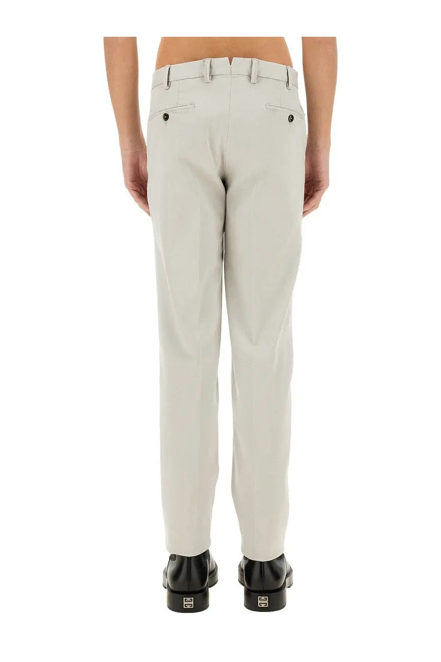Pt Torino Men's Cotton Pants White, view 3
