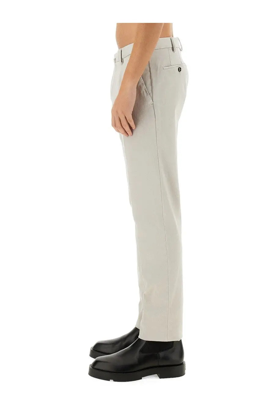 Pt Torino Men's Cotton Pants White, view 4