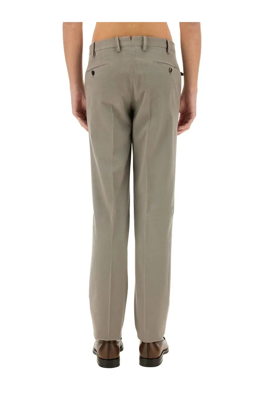 Pt Torino Men's Gabardine Pants Grey, view 3