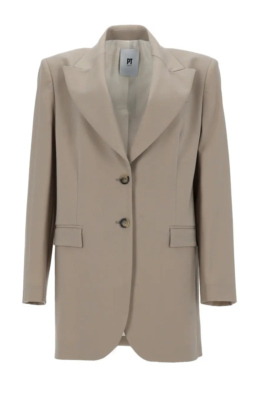 Pt Torino Women's Giacca Victoria in Lana Beige