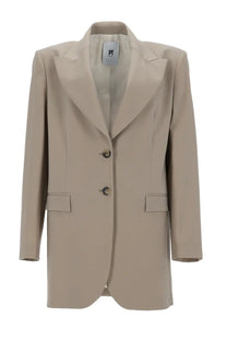 Pt Torino Women's Giacca Victoria in Lana Beige