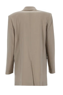 Pt Torino Women's Giacca Victoria in Lana Beige