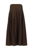 Pt Torino Women's Midi Mirna Skirt Brown, view 2