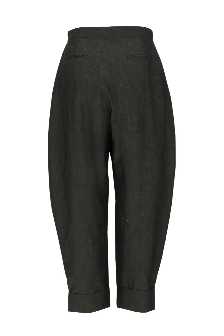 Pt Torino Women's Linen Cotton Cloe Trousers Grey, view 2