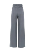 Pt Torino Women's Gabardina Stretch Frankie Trousers Grey, view 2
