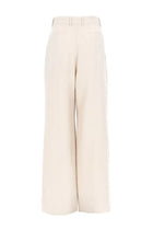 Pt Torino Women's Linen Cotton Frankie Trousers Beige, view 2