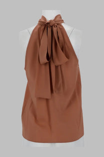 Pt Torino Women's Top Anita in Georgette Bronze