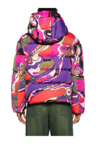 Pucci Women's Padded Jacket with Print Orchidee Multicolor, view 3