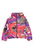 Pucci Women's Padded Jacket with Print Orchidee Multicolor