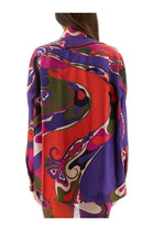 Pucci Women's Orchid Print Shirt Multicolor, view 3