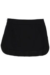 Pucci women’s black wool miniskirt with sleek form-fitting design and subtle side seam detailing