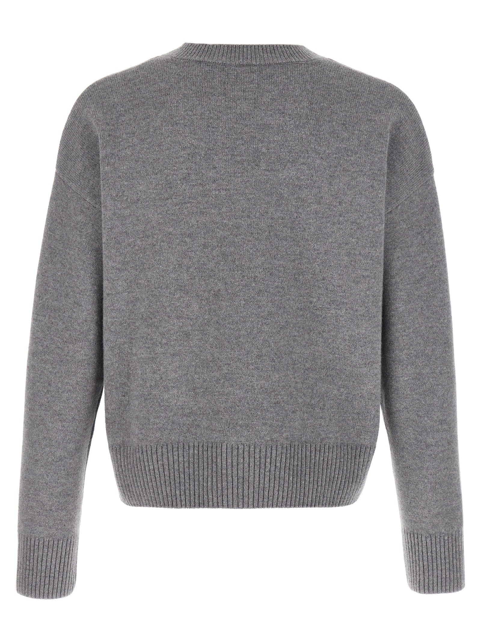 Ami Paris Puff Sweater Grey