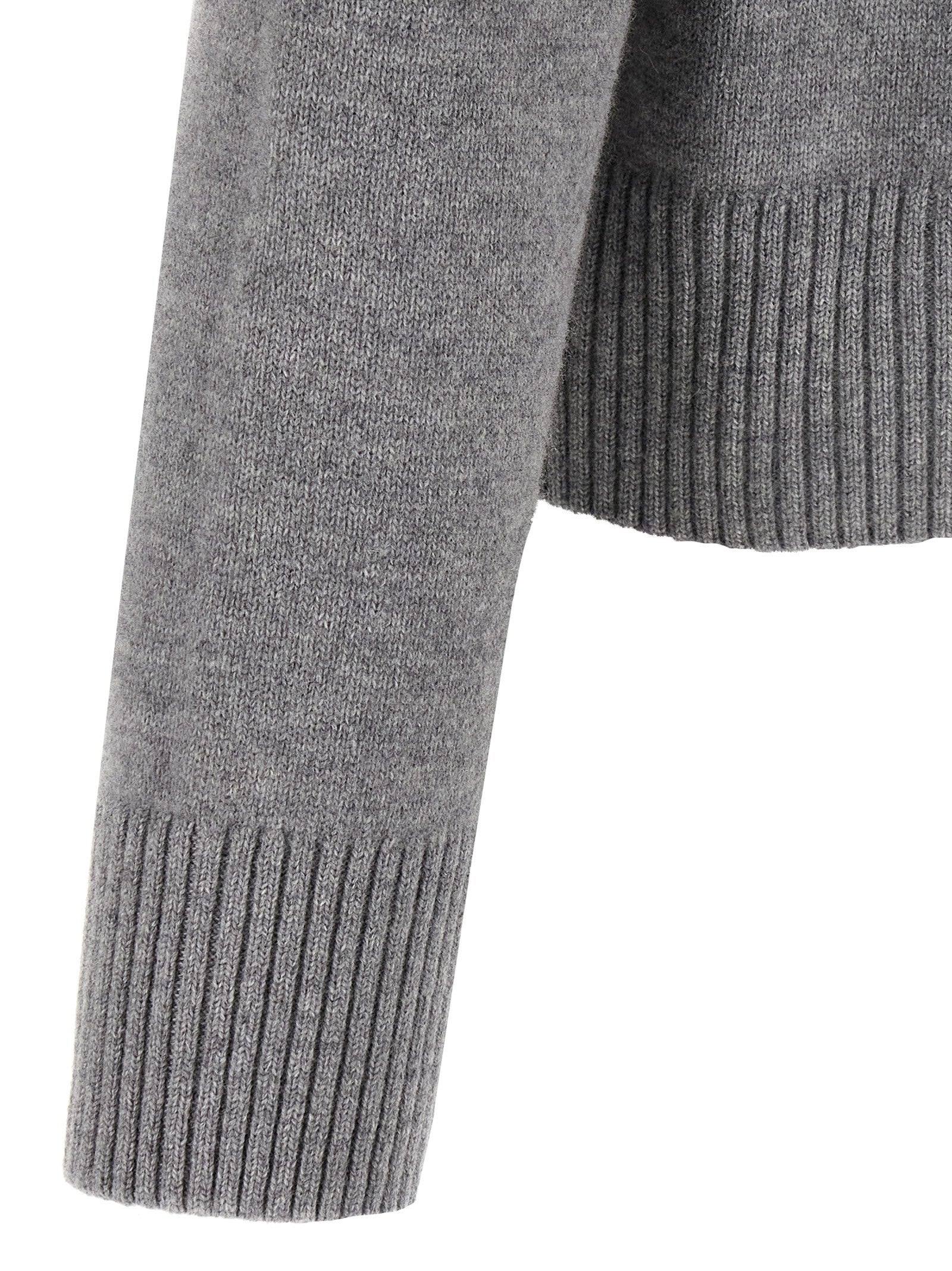 Ami Paris Puff Sweater Grey