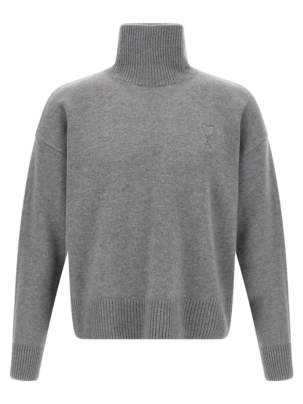 Ami Paris Puff Sweater Grey