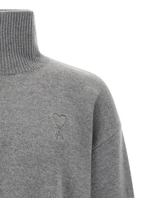 Ami Paris Puff Sweater Grey