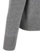 Ami Paris Puff Sweater Grey, view 4