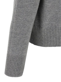 Ami Paris Puff Sweater Grey