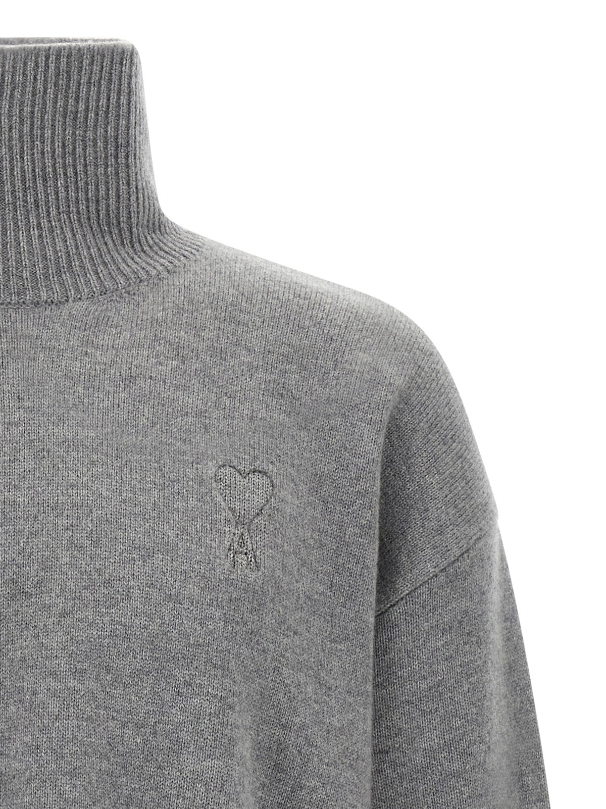 Ami Paris Puff Sweater Grey, view 3
