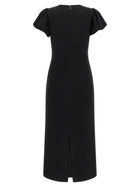 ROTATE Birger Christensen Puff Sleeve Dress Black