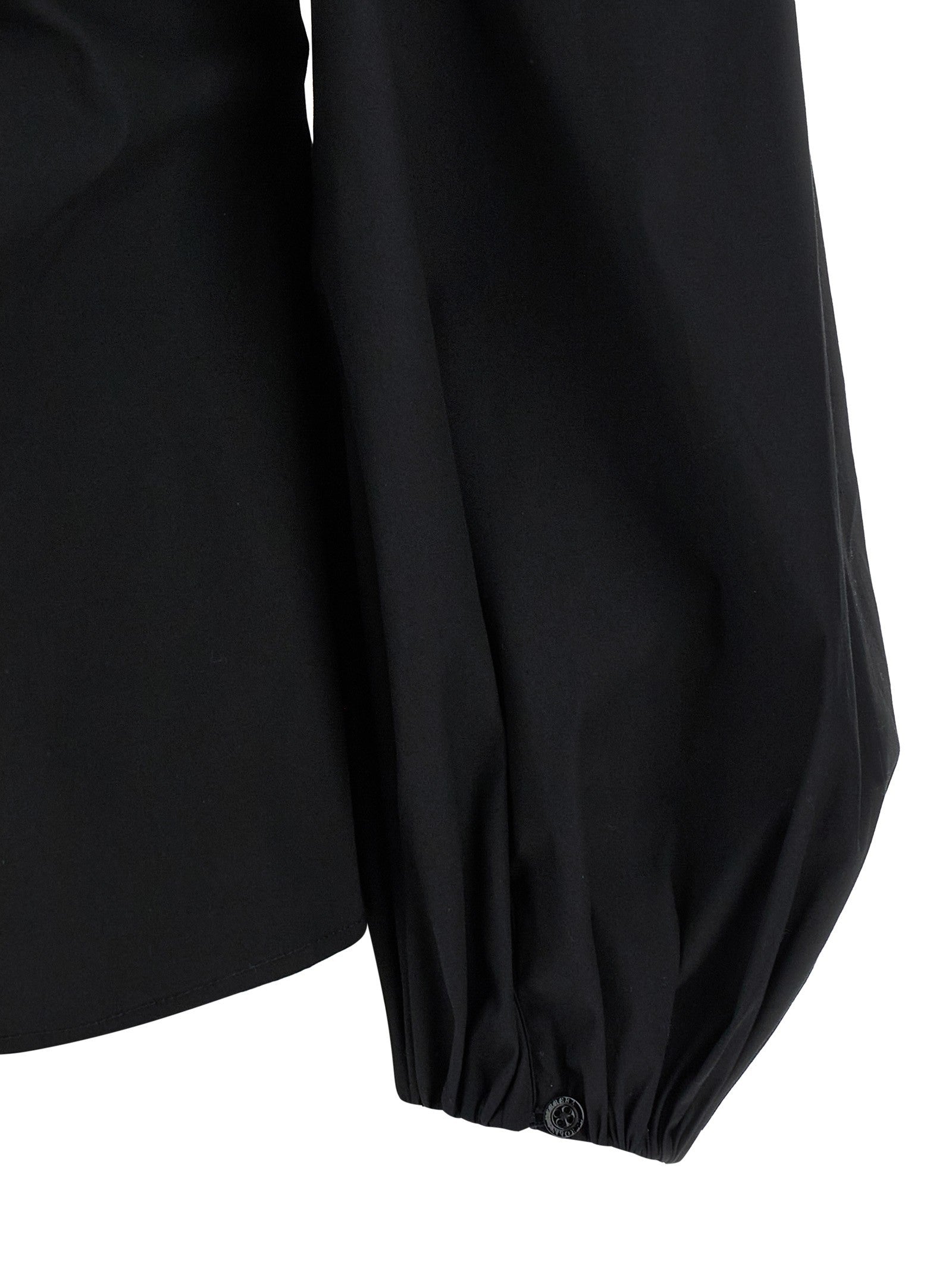 Carolina Herrera Puff Sleeve Top Black