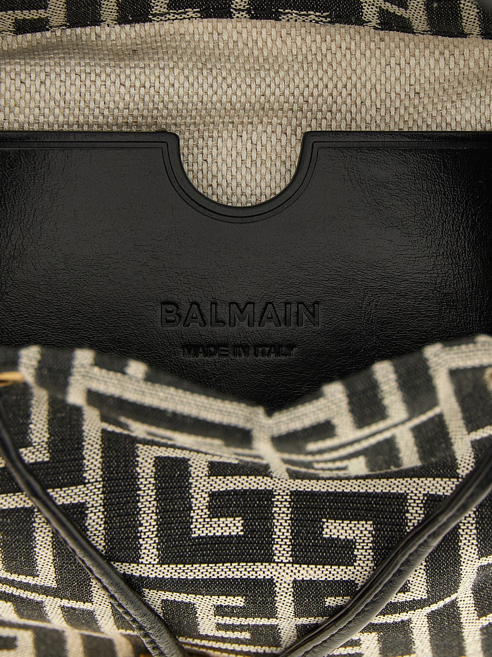 Balmain Pulse Mini Bucket Bag White