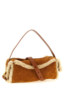 Balmain Pulse Small Shoulder Bag Brown