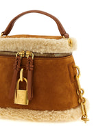 Balmain Pulse Vanity Handbag Brown, view 3