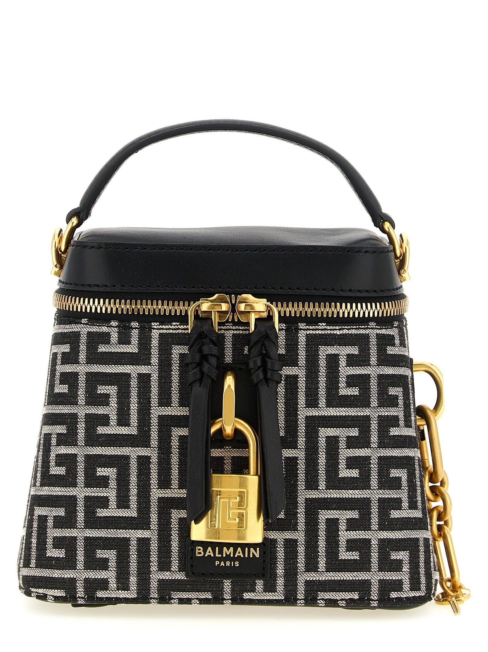Balmain Pulse Vanity Handbag White