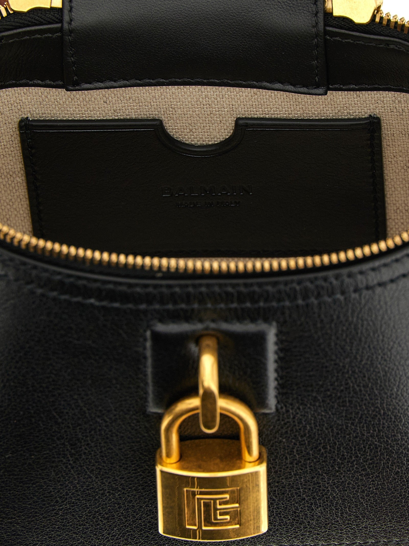 Balmain Pulse Vanity Handbag Black