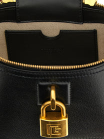 Balmain Pulse Vanity Handbag Black