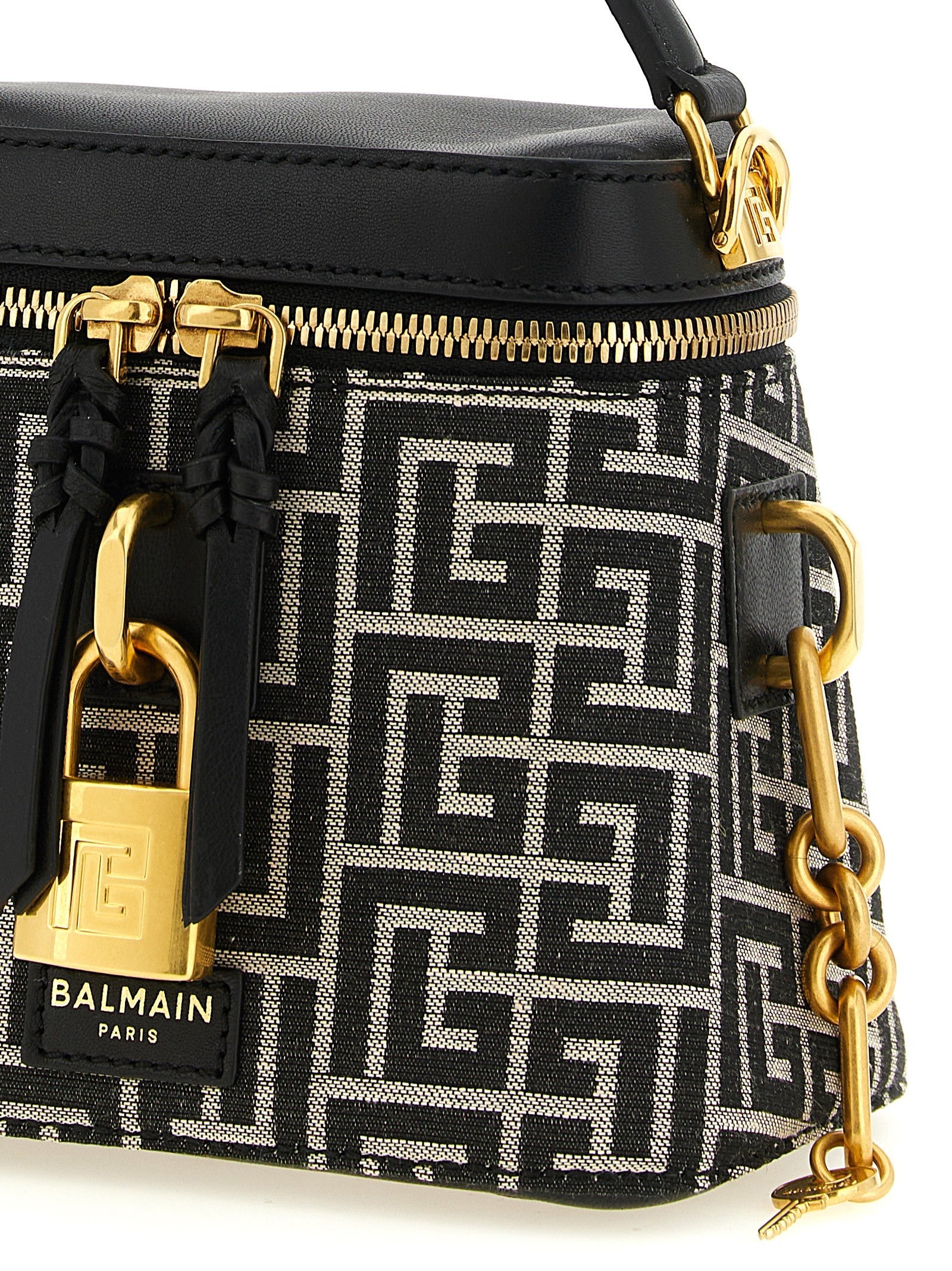 Balmain Pulse Vanity Handbag White