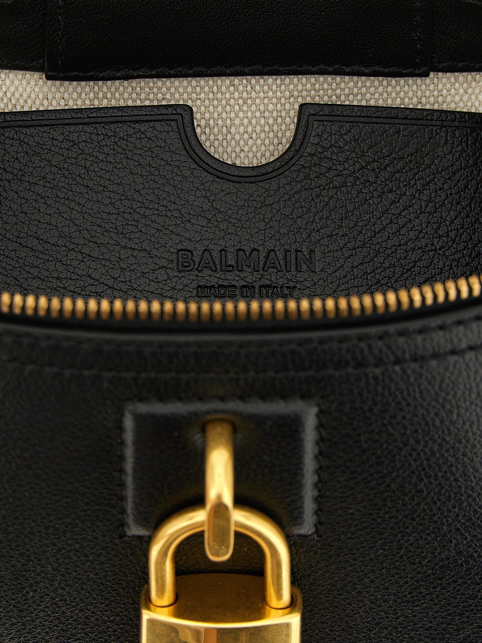 Balmain Pulse Vanity Handbag Black
