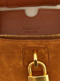 Balmain Pulse Vanity Handbag Brown