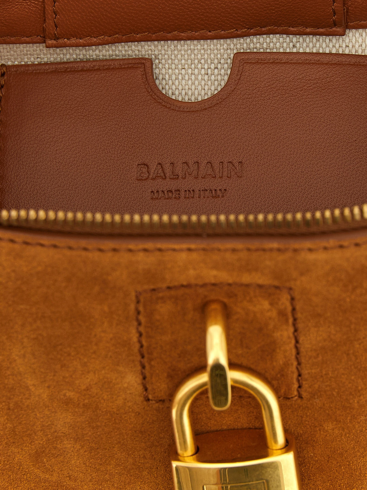 Balmain Pulse Vanity Handbag Brown, view 4